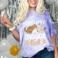 Kitty Pet Lover Introvert Person Cats Show Family Member Comfort Color Blast T-Shirt Amethyst