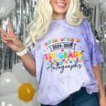 Last Day Of School Autograph 1st Grade Graduation Boys Girls Comfort Color Blast T-Shirt Amethyst