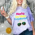 Last Day Of School Spanish Teacher Graduation T-Shirt Comfort Color Blast T-Shirt Amethyst