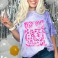 Last Day Of School Teacher Students School Graduation Groovy Comfort Color Blast T-Shirt Amethyst