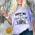 Law School Graduation Bar Exam Comfort Color Blast T-Shirt Amethyst