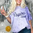 Lawyers Graduation Esquire Est 2018 Graduate Shirt Comfort Color Blast T-Shirt Amethyst