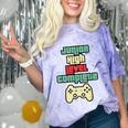 Level Complete Jr High School Graduation Grad Slogan T Shirt Comfort Color Blast T-Shirt Amethyst