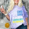 Librarian Library Science Major Masters Degree Graduation Comfort Color Blast T-Shirt Amethyst
