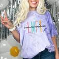 Licensed Marriage And Family Therapist LMFT Graduation Comfort Color Blast T-Shirt Amethyst