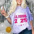 Lil Cousin Of a 2025 Graduate Prom Graduation 25 VolleyBall Comfort Color Blast T-Shirt Amethyst