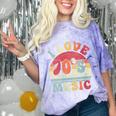 I Love 70's Music Retro Style Nostalgia Cassette 1970s Party Comfort Color Blast T-Shirt Amethyst I Love 70's Music Retro Style Nostalgia Cassette 1970s Party Comfort Color Blast T-Shirt Amethyst