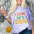I Love 70's Music Retro Style Nostalgia Vibe 1970 70's Party Comfort Color Blast T-Shirt Amethyst I Love 70's Music Retro Style Nostalgia Vibe 1970 70's Party Comfort Color Blast T-Shirt Amethyst