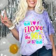 I Love The 90'S 90s Nostalgia Premium Tri-Blend Comfort Color Blast T-Shirt Amethyst