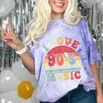 I Love 90's Music Retro Style Nostalgia Cassette 1990s Party Comfort Color Blast T-Shirt Amethyst