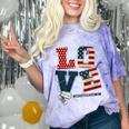 Love Coast Guard Mom Proud Coast Guard Graduation Mom Comfort Color Blast T-Shirt Amethyst