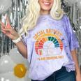 Low Social Battery Introvert Energy Comfort Color Blast T-Shirt Amethyst
