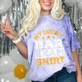 My Lucky Bar Exam Shirt Lawyer Law School Graduation Comfort Color Blast T-Shirt Amethyst