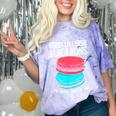 Macaroons Dessert Antisocial Introvert Pastries Food Lover Comfort Color Blast T-Shirt Amethyst