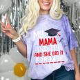 My MAMA Did It And She Did It For Me Graduation Nurse Comfort Color Blast T-Shirt Amethyst