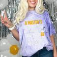 Master Degree When You Take Bs To New Level Graduation Premium Comfort Color Blast T-Shirt Amethyst