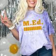 Master Graduation Completed Master Of Education Teacher Men Women Comfort Color Blast T-Shirt Amethyst