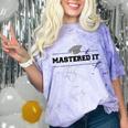 Masters Degree Graduation For Graduates Him Her Grads Comfort Color Blast T-Shirt Amethyst