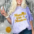 Masters Degree Graduation For Mom Wife Social Work MBA Comfort Color Blast T-Shirt Amethyst