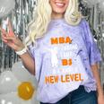 Masters Degree Graduation Shirt For MBA Grad Student Comfort Color Blast T-Shirt Amethyst