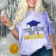 Masters Degree Proud Dad Graduation Shirt MBA Social Work Comfort Color Blast T-Shirt Amethyst