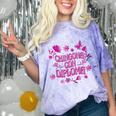 Masters Graduation Educated Latina Chingona Con Diploma Comfort Color Blast T-Shirt Amethyst