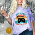 Mechanic Birthday For Graduation Or Christmas Comfort Color Blast T-Shirt Amethyst