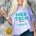 Med Tech Medical Technician Gag Lab Graduation Premium Comfort Color Blast T-Shirt Amethyst
