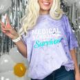 Medical School Survivor Med Student Graduation Comfort Color Blast T-Shirt Amethyst