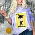 Mexican For Graduation El Graduado 2023 Comfort Color Blast T-Shirt Amethyst
