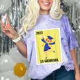 Mexican For Graduation La Graduada 2023 Comfort Color Blast T-Shirt Amethyst