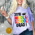 Middle School Graduation Class Of 2018 Shirt Comfort Color Blast T-Shirt Amethyst
