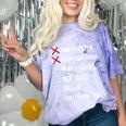 Middle School Graduation Comfort Color Blast T-Shirt Amethyst