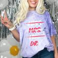 Miss Mrs Ms Dr Doctorate Graduation Comfort Color Blast T-Shirt Amethyst