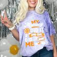 My Mommy Did It And She Did It For Me Graduation Diploma Comfort Color Blast T-Shirt Amethyst