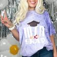 MSN Masters Graduation Men Women Son Daughter Comfort Color Blast T-Shirt Amethyst