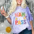 Nah I'Ll Pass Introvert Excuse Rest Humor Comfort Color Blast T-Shirt Amethyst