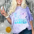 Next Stop Kindergarten Groovy Graduation Last Day Of School Comfort Color Blast T-Shirt Amethyst