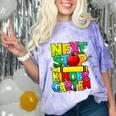 Next Stop Kindergarten Preschool Graduation 2023 Boys Girls Comfort Color Blast T-Shirt Amethyst