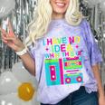 I Have No Idea What This Is Retro 70's 80's 90's Nostalgia Comfort Color Blast T-Shirt Amethyst