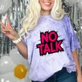 No Small Talk Zone – Introvert Quote Comfort Color Blast T-Shirt Amethyst
