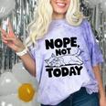 Nope Not Today Antisocial Introvert Cat Lover Men Women Kids Comfort Color Blast T-Shirt Amethyst Nope Not Today Antisocial Introvert Cat Lover Men Women Kids Comfort Color Blast T-Shirt Amethyst
