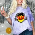 Nostalgia Chest Flag GDR Comfort Color Blast T-Shirt Amethyst