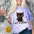 Not A Hugger Tee Angry Cat Sarcastic Cute Introvert Comfort Color Blast T-Shirt Amethyst Not A Hugger Tee Angry Cat Sarcastic Cute Introvert Comfort Color Blast T-Shirt Amethyst