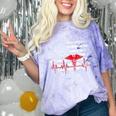 Nurse 2018 American Flag Tee Nursing School Graduation Comfort Color Blast T-Shirt Amethyst