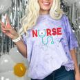 Nurse Est 2018 New Graduation Nursing School T-Shirt Comfort Color Blast T-Shirt Amethyst