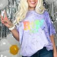 Nurse Graduation Shirt RN Est 2018 Rainbow Tshirt Comfort Color Blast T-Shirt Amethyst