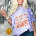 Nurse Graduation I Survived My Wife'S Nursing Degree Nurse Comfort Color Blast T-Shirt Amethyst