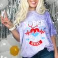 Nurse Live Love Heal Graduation Appreciation Valentines Day Comfort Color Blast T-Shirt Amethyst