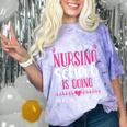 Nursing School Graduate Nurse Graduation Party Comfort Color Blast T-Shirt Amethyst